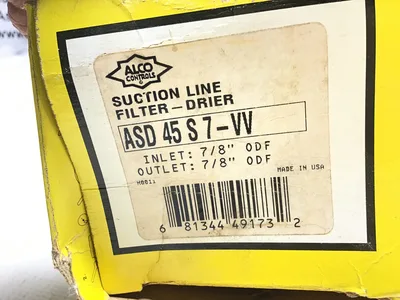 Alco Controls ASD-45S7VV Suction Line Filter Compressor Protector 500PSIG 3450kPa
