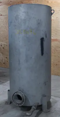 SPC8696  Tank 350 gallon vertical tank, Stainless Steel, flat
