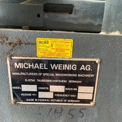 Weinig Rondamat 934 Grinder