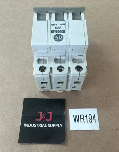Used Allen-Bradley 1492-CB3 G500 Circuit Breakers | J&J Industrial Supply #499271