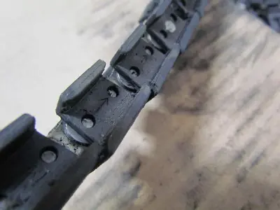 Rexnord 1843 Tab 1.25 1-1/4" BWR wide tabletop conveyor chain 1/2"Pitch 153ft Long
