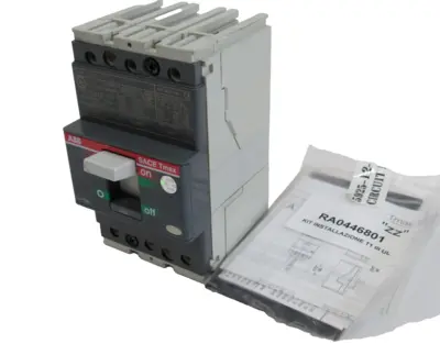 NEW ABB TMAX T1N CIRCUIT BREAKER WITH INSTALLATION KIT
