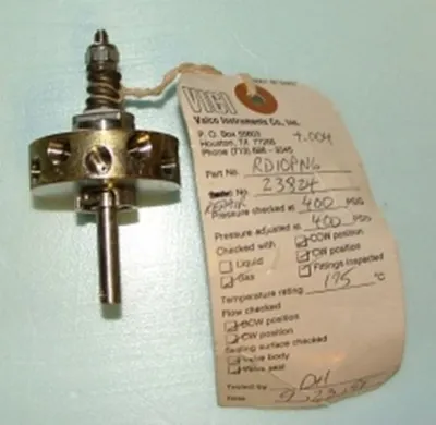 QTY. 1. VALCO VICI VALVE 10 PORT PART # RD10PN6 RE...