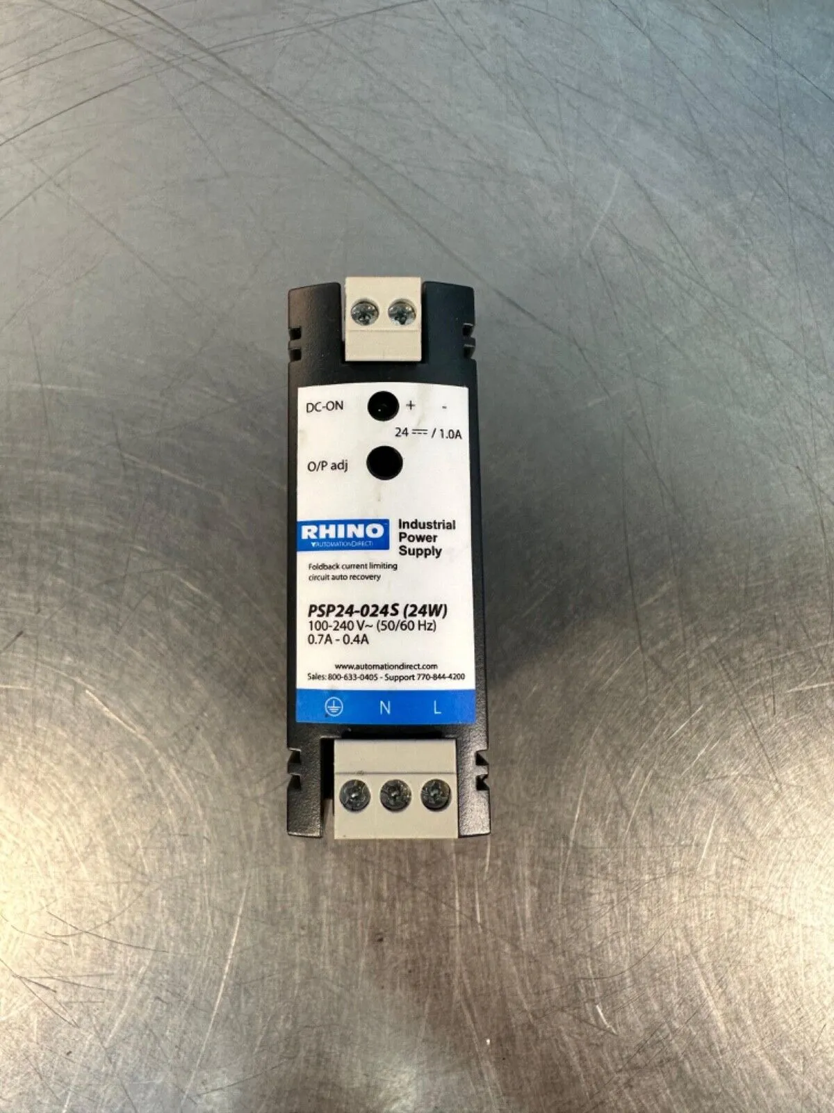 RHINO Automation Direct PSP24-024S Industrial Power Supply 24w (4c-39)
