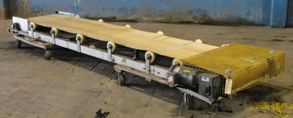 SPC8897  Conveyor Griffin & Company belt conveyor Stainless Steel, 29.5" wide x 150" long