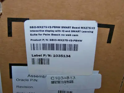 75" SMARTBOARD (Smart Board) SMART Technologies SBID-MX275-V2 4K / UHD Interactive Display / Touch Screen Monitor - NEW IN BOX!