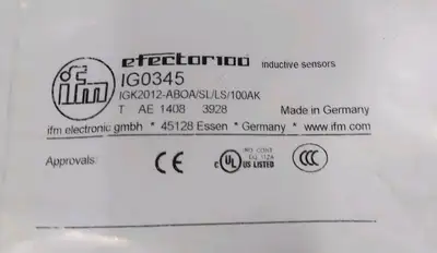 IFM IG0345 Proximity Sensor IGK2012-ABOA/SL/LS-100AK Loc5D2