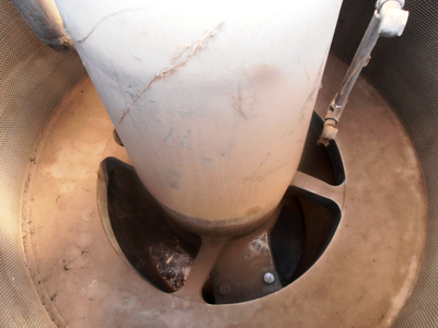 Western States 40 x 24 perforate basket centrifuge, 316SS.