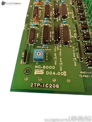 New | in-Stock NISSEI NC-8000 D04-00A I/O Boards & Replacement Parts Kentucky US | Industrial Parts R Us Inc. #1502461
