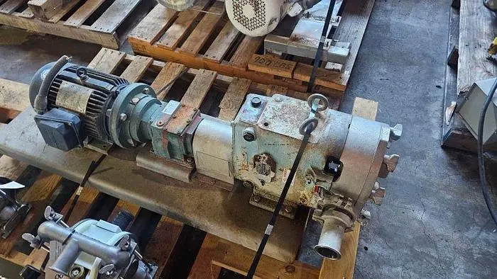 Used WAUKESHA POSITIVE DISPLACEMENT LOBE PUMP SIZE 60 Sanitary  Pump Oregon US | Ager Tank & Equipment Co. #1060465