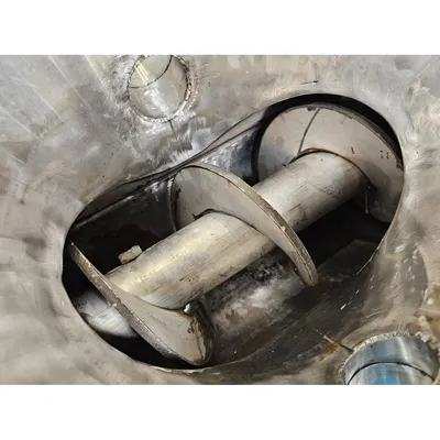 Used 1HP Goodman Conveyor 6" Stainless Steel Industrial Tubular Screw Feeder