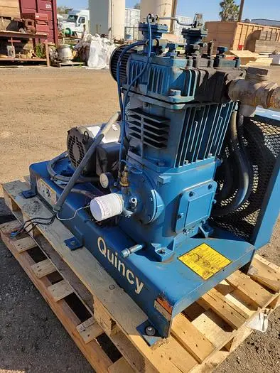 Used QUINCY 370 Tank Mounted Air Compressors California US | Compression Source #408786