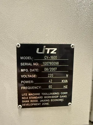 2007 LITZ HITECH CV-1600 Vertical Machining Centers | Machinery Network (13)