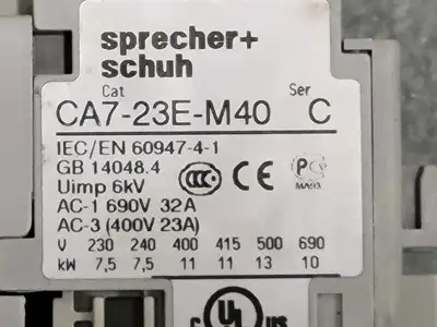 USED SPRECHER + SCHUH CA7-23E-M40-24E