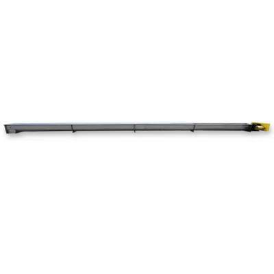 Used 14" Dia. X 48' L Stainless Steel Industrial Screw Auger Conveyor