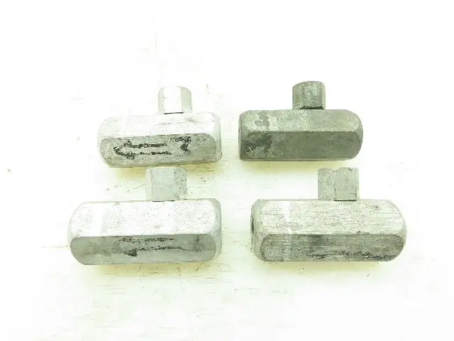 1/4" x 1/8" NPT Air / Gas Brass Check Valve Reducer  LOT OF 4