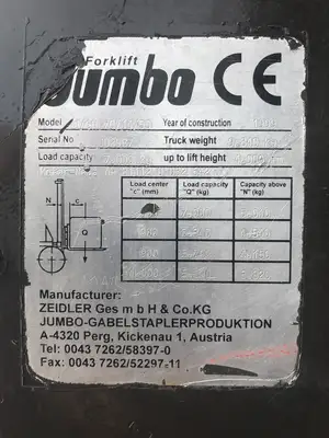 Jumbo Gabelstapler  Side Loader (Forklift)