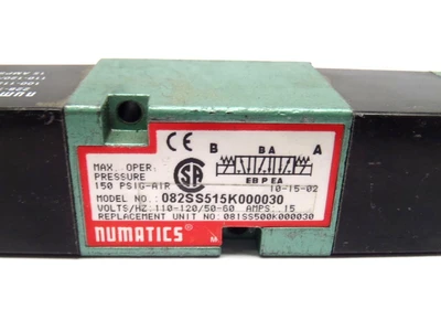 Used NUMATICS SOLENOID VALVE Solenoid Valves | Maverick Industrial Sales #1107158