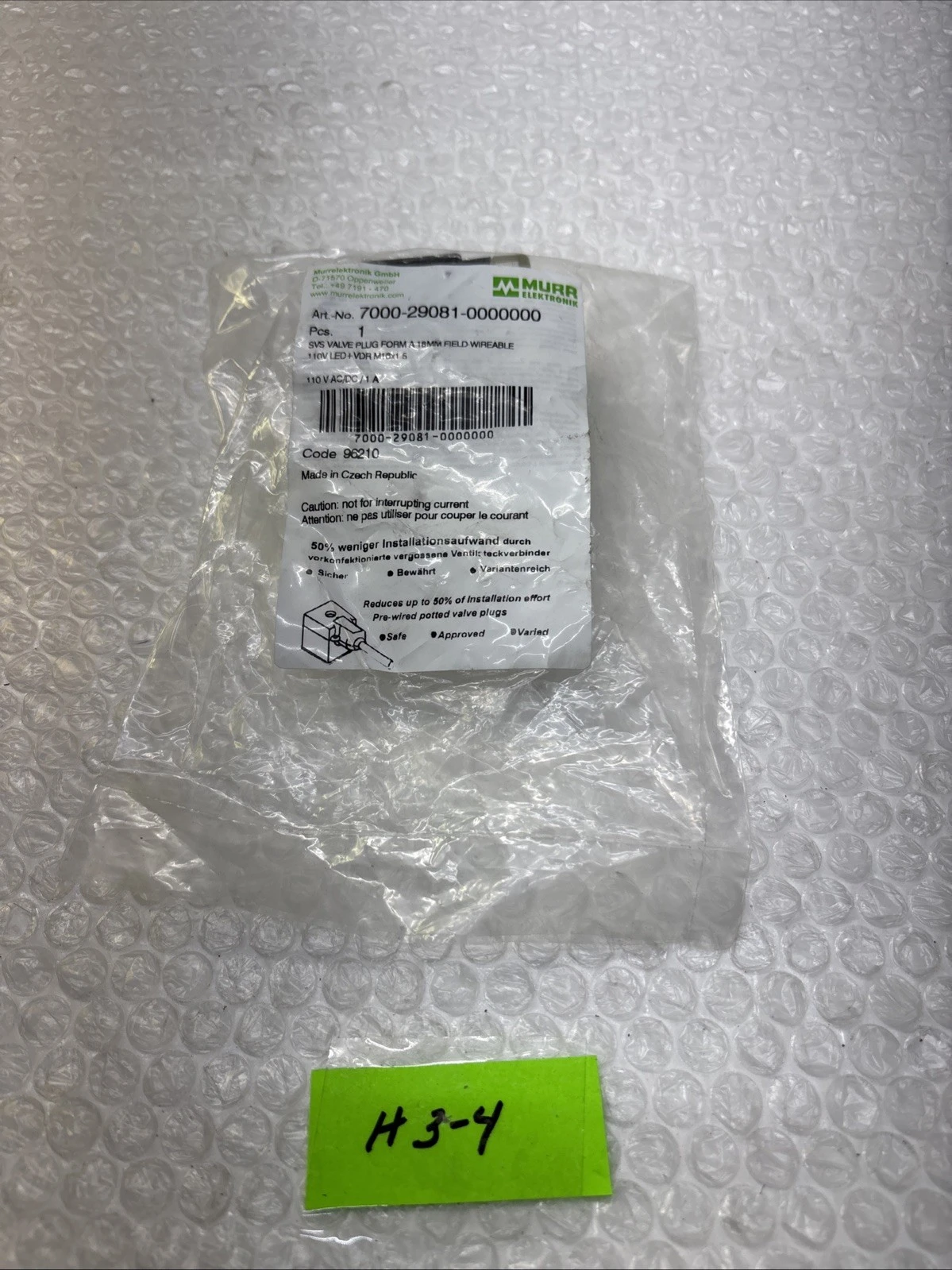 NEW MURR ELEKTRONIK 7000-29081-0000000