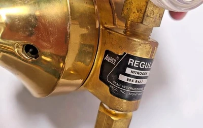UL Airco 327L COMPRESSED Gas Regulator Nitrogen Brass PRESSURE 806 8427 555