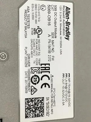 USED ALLEN BRADLEY 5069-OB16 SER A