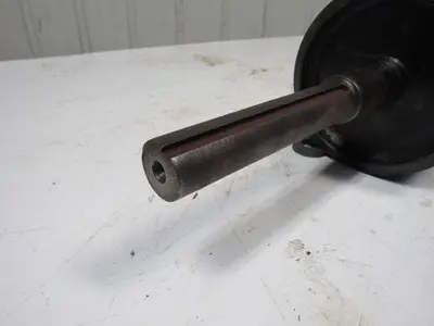 Rubber Coated Steel Conveyor Pulley Roller 6-3/4"x13-3/4"L