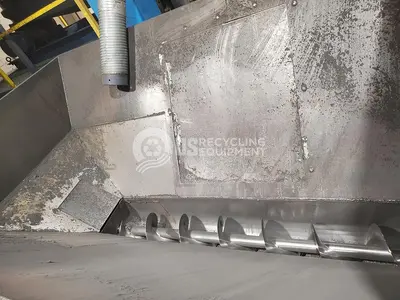 Unknown Manufacturer: Used Hopper with 3HP 10" Auger