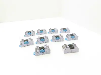 Panasonic AY34002 RT-3 Unit Relay 24VDC w/4 PCS PhotoMOS Power AQZ102 Lot of 10