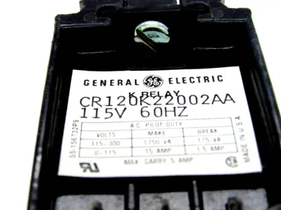 NEW GENERAL ELECTRIC CR120K22002AA RELAY 115V 60HZ