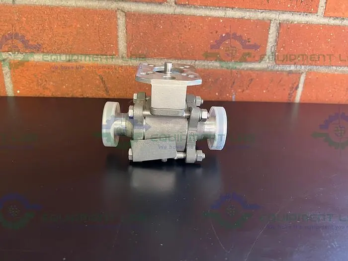 Used PBM S1HLE5X-D---34 STAINLESS STEEL BALL VALVE W/ 1" SANITARY FITTING Valves/Fittings California US | Equipment Lab #485611
