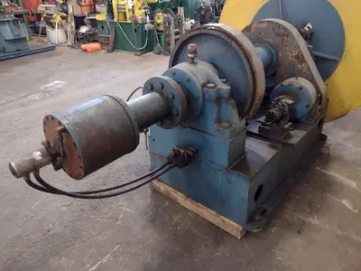 30,000 LBS X 48" YODER PULL OFF UNCOILER / COIL REEL: STOCK #16920