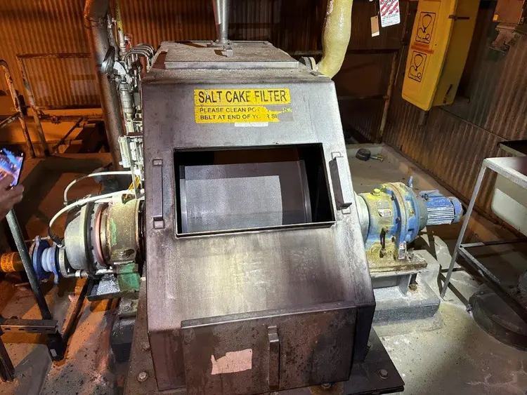 Used ESCHER WYSS 16" Rotary Vacuum Filters New Jersey US | Perry Equipment #455116