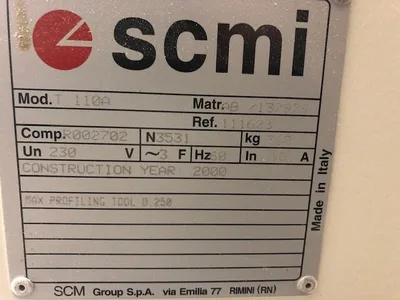 SCMI T110A Profile Grinder