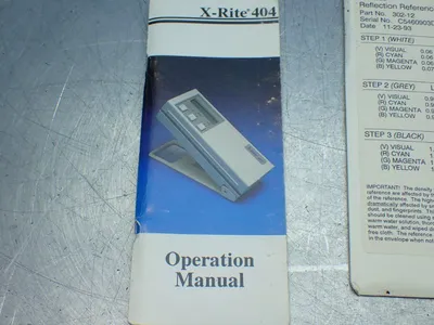 Used XRITE 404 Densitometers Ohio US | HGR 24 #864735