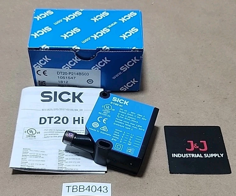 New | in-Stock SICK DT20-P214BS03 Sensors Indiana US | J&J Industrial Supply #517030