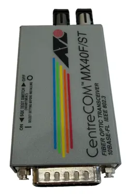 NEW ALLIED TELESYN MX40F/ST-05 FIBER OPTIC TRANSCEIVER MX40FST 05