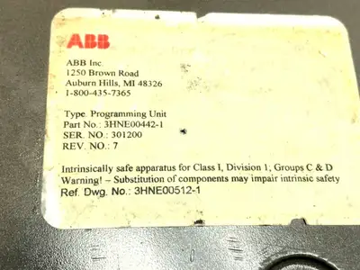 3HNE00442-1 | ABB  Robot Teach Pendant REV 7 - Used