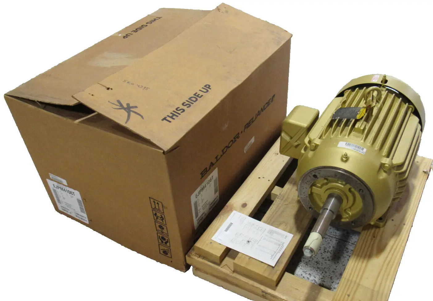NEW BALDOR EJPM4106T MOTOR 20HP 230/460V 256JP 3520 RPM