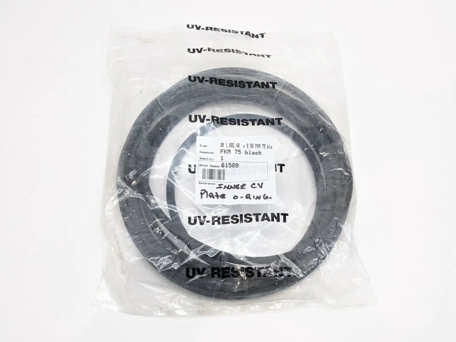 OR 1.692,40 x 9,50 FKM 75 | Black Inner CV Plate O-Ring - New