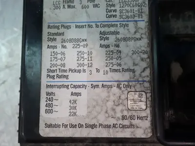 USED WESTINGHOUSE LCG3300F