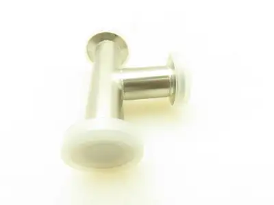 INFICON 304 Stainless Pipe Tee Vacuum Fitting DN 16 ISO-KF 16mm  LOT OF 7