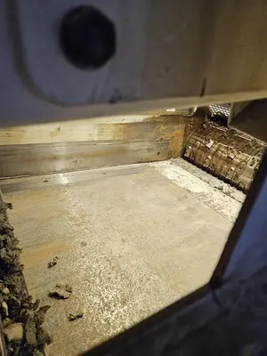 USED HOSOKAWA TWO-STAGE PLASTIC SHREDDING AND GRANULATION SYSTEM