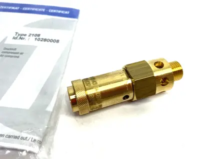 New | in-Stock Lorch Safety Valve Type 2108 21180621-0.8BAR, L-SVL-gepr.-1/4-0,8-MS Valves/Fittings Michigan US | Maverick Industrial Sales #1461074