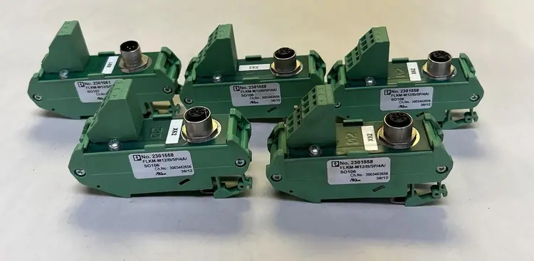 Used PHOENIX CONTACT FLKM-M12/B/5P/4A/SO106 Miscellaneous Equipment (Electrical & Power) | Surplus Asset Holdings #1190086