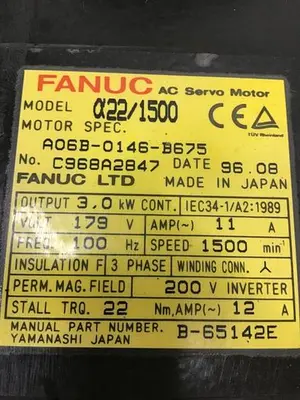USED FANUC A06B-0146-B675