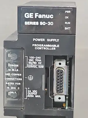 GE Fanuc IC693PWR321N Pow Supply Programmable Controller W/Out Cover (BIN4.4.4)