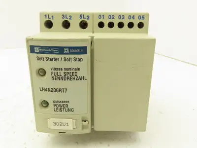 Telemecanique LH4N206RT7 Soft Starter/Stop 4HP 3PH 480V 6.2A