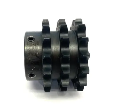 USED MARTIN TRIPLE ROW ROLLER CHAIN SPROCKET 1-5/16" BORE W/ KEYWAY