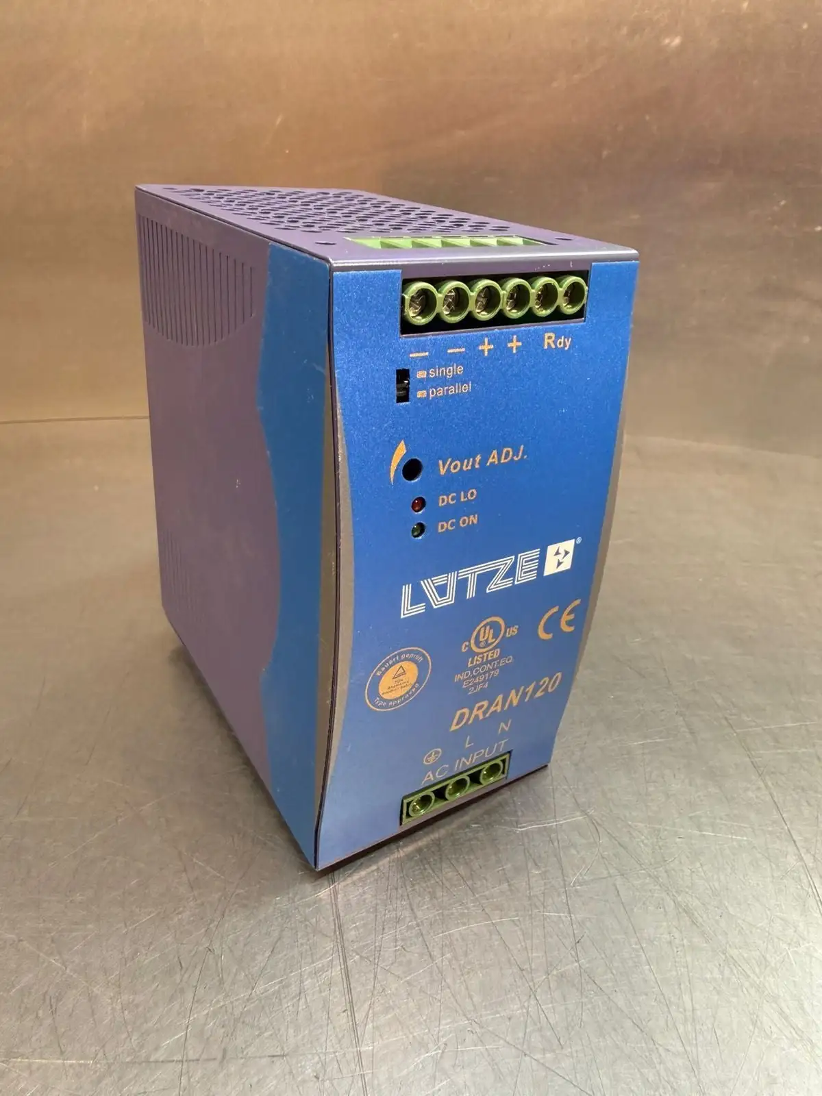 Lutze DRAN120-24A Power Supply 24VDC (7.2.1)