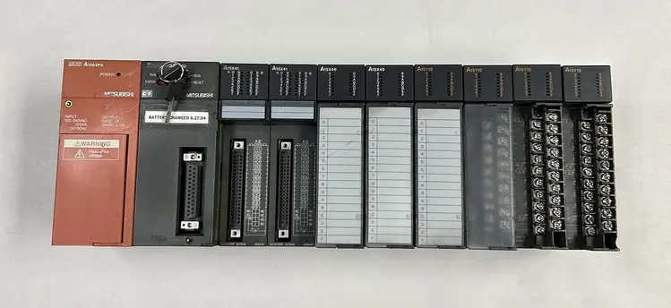 Used MITSUBISHI A1S62PN A1SX41 A1SX41 A1SY10 Industrial Controls Ohio US | Surplus Asset Holdings #1242645